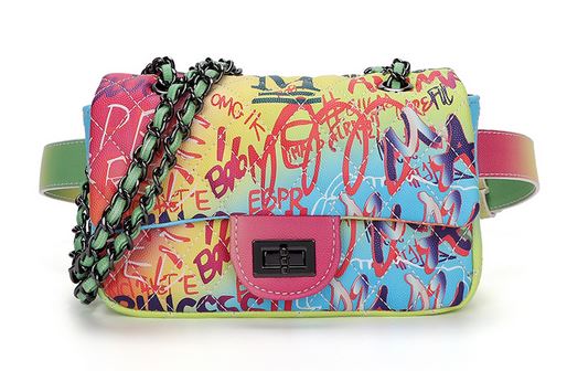 Graffiti Waist Bag- Multicolor