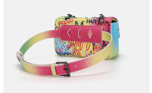 Graffiti Waist Bag- Multicolor