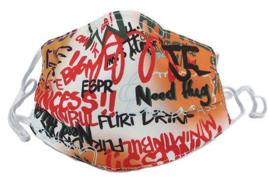 Graffiti Mask- White