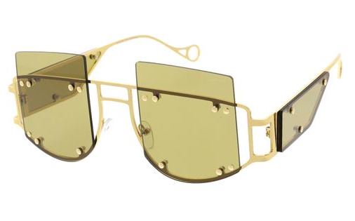 It's About U- Green Tint Sunglasses
