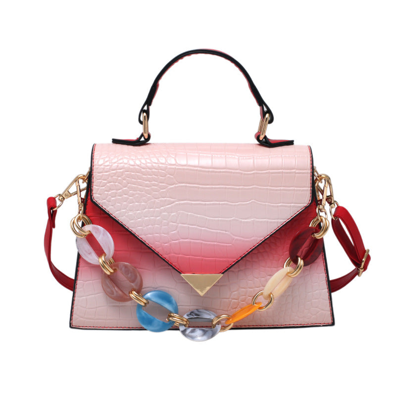 Gradient Satchel- Red