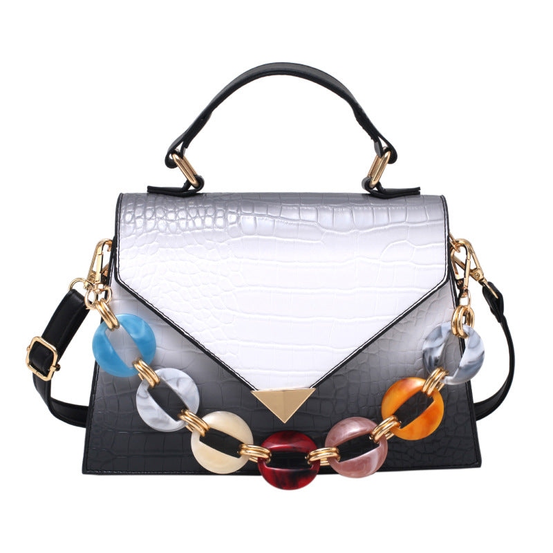 Gradient Satchel- Black