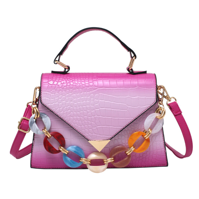 Gradient Satchel- Pink