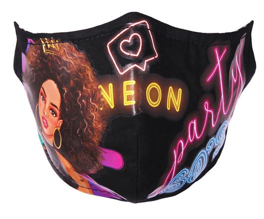 Nicole Lee Mask- Retro Party- Black