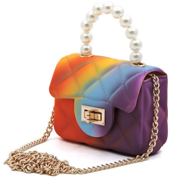 Purple Swirls Mini Bag