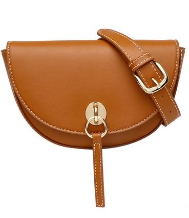 Brown Half Moon Fanny Pack